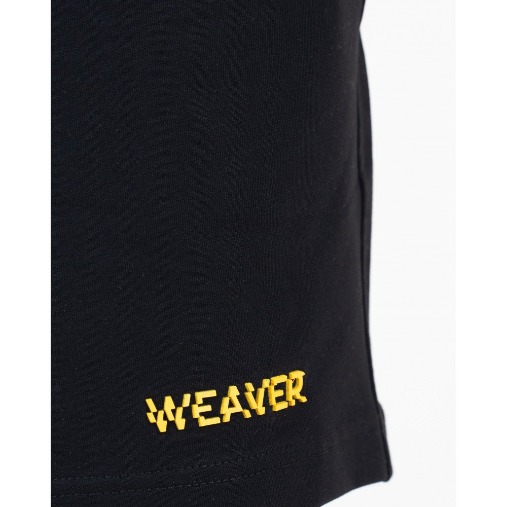 Plain Short with zigzag logo -Black