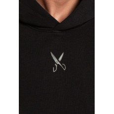 Hoodie Oversize Zigzag - Black