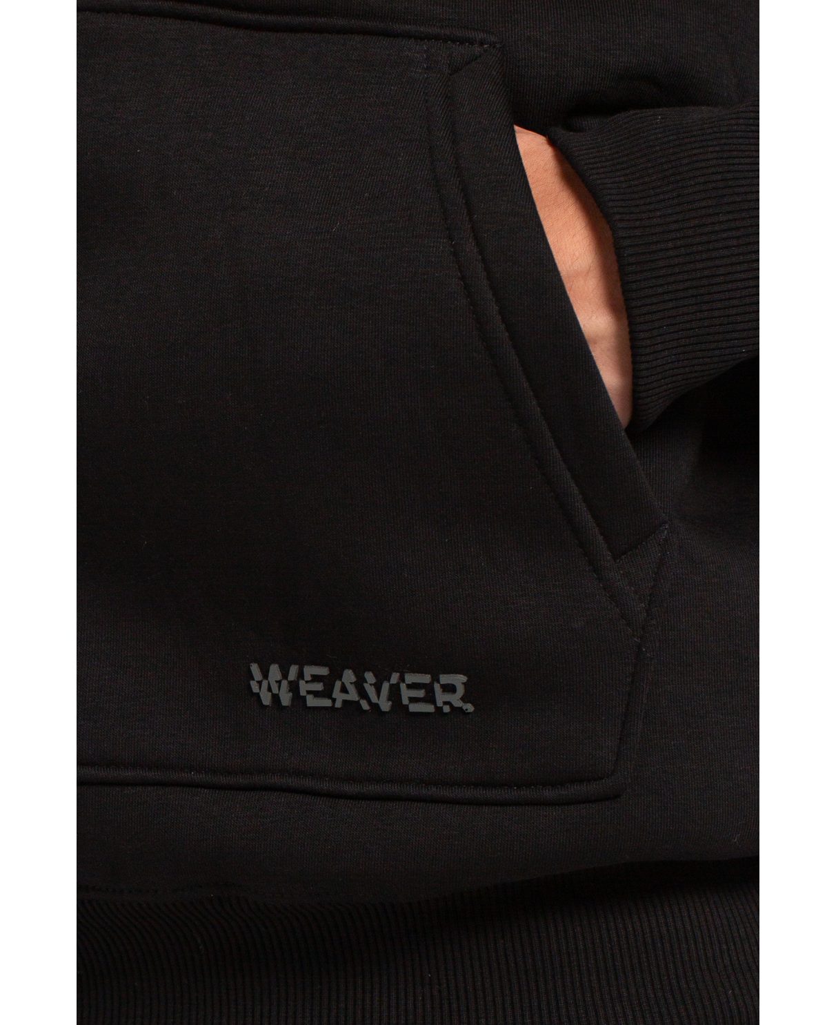 Hoodie Oversize Zigzag - Black