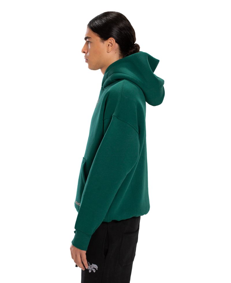 Hoodie Oversize Zigzag - Green