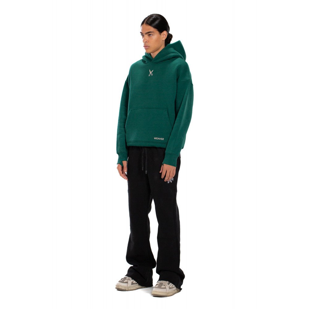Hoodie Oversize Zigzag - Green