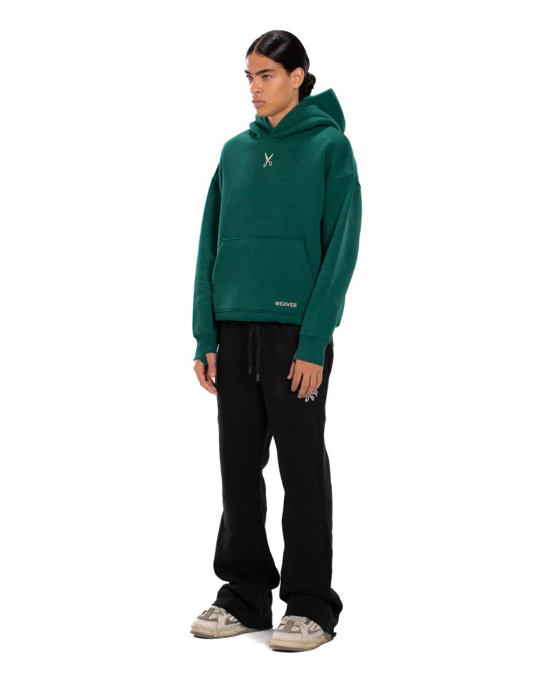 Hoodie Oversize Zigzag - Green
