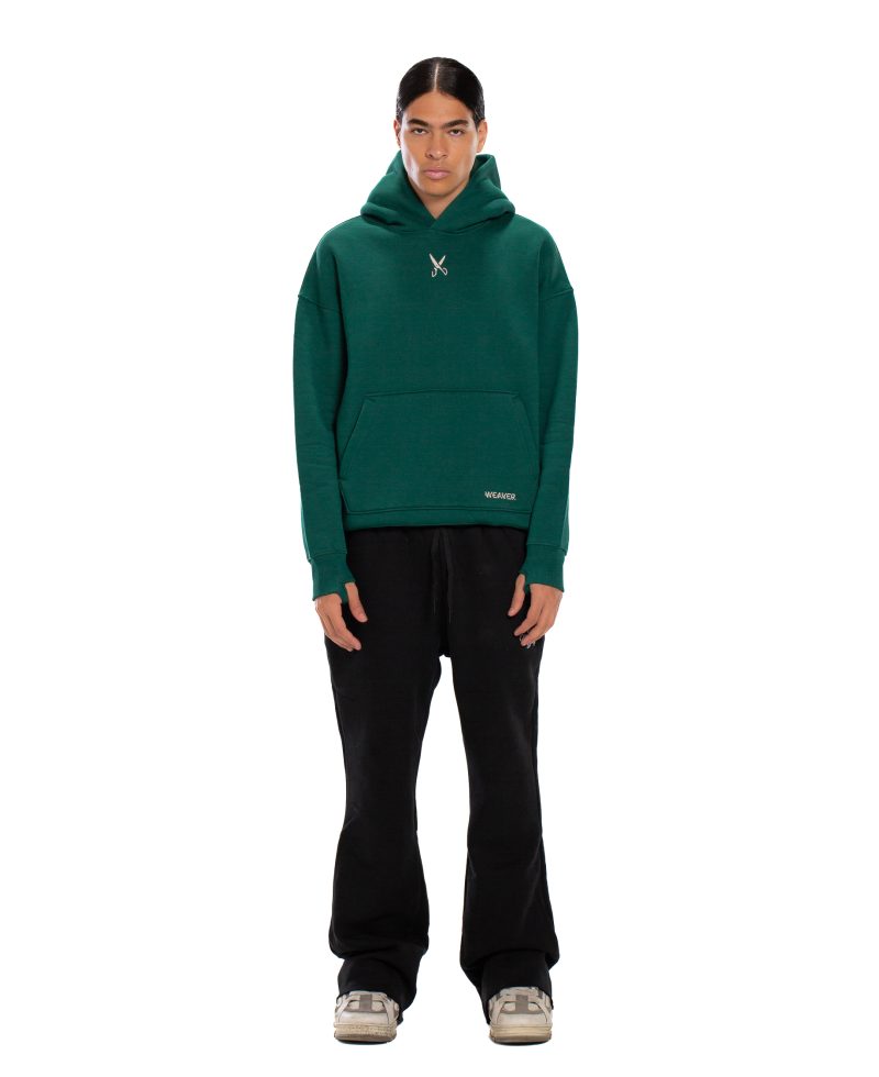 Hoodie Oversize Zigzag - Green