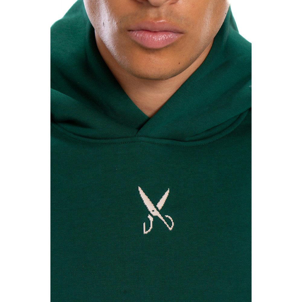 Hoodie Oversize Zigzag - Green