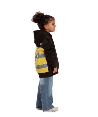 Kids Underground Brown / Yellow Hoodie