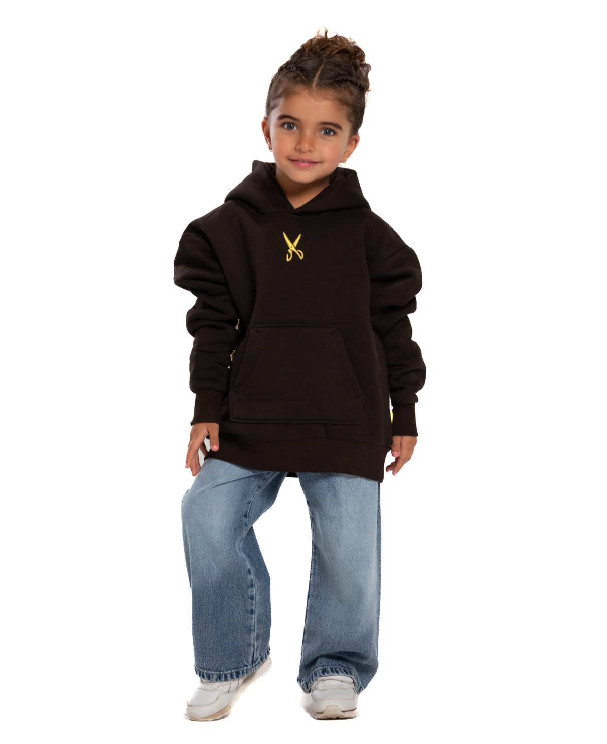 Kids Underground Brown / Yellow Hoodie