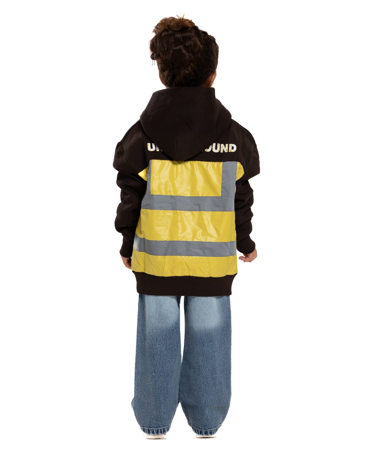 Kids Underground Brown / Yellow Hoodie