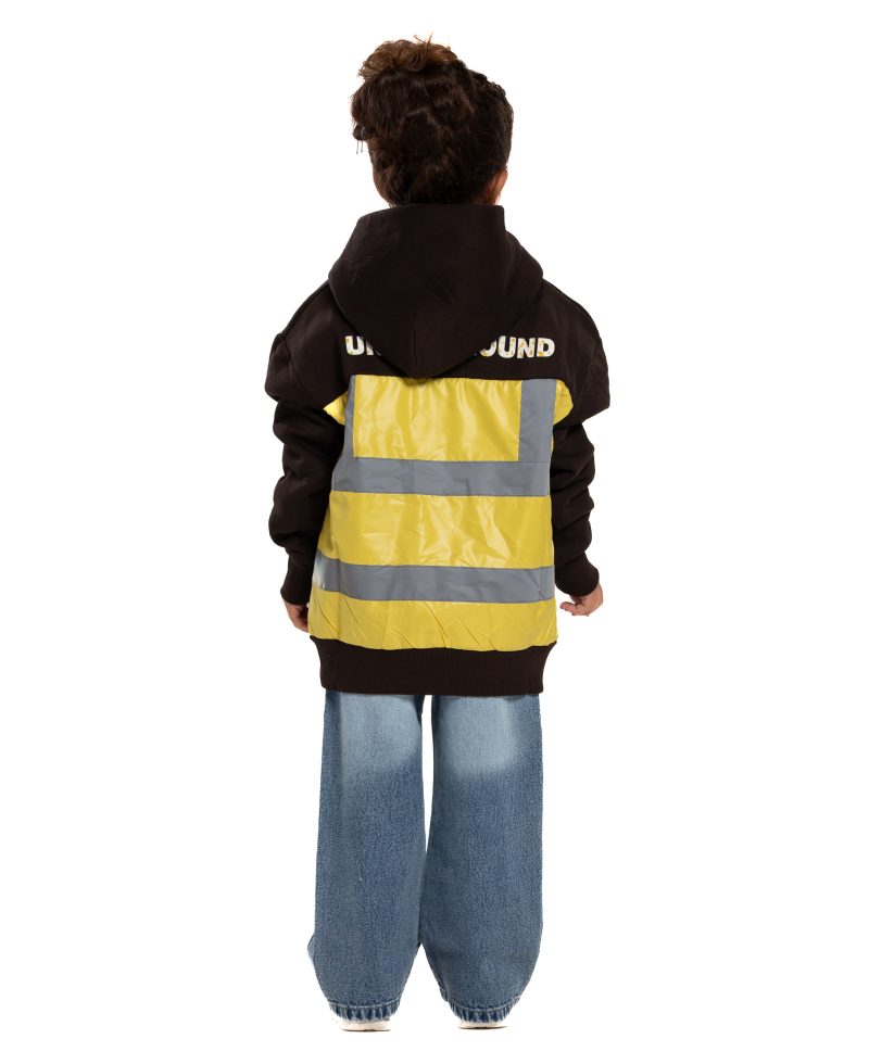 Kids Underground Brown / Yellow Hoodie