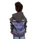 Kids Underground Gray / Purple Hoodie