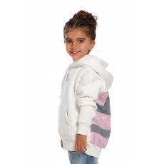 Kids Underground Off White / Pink Hoodie