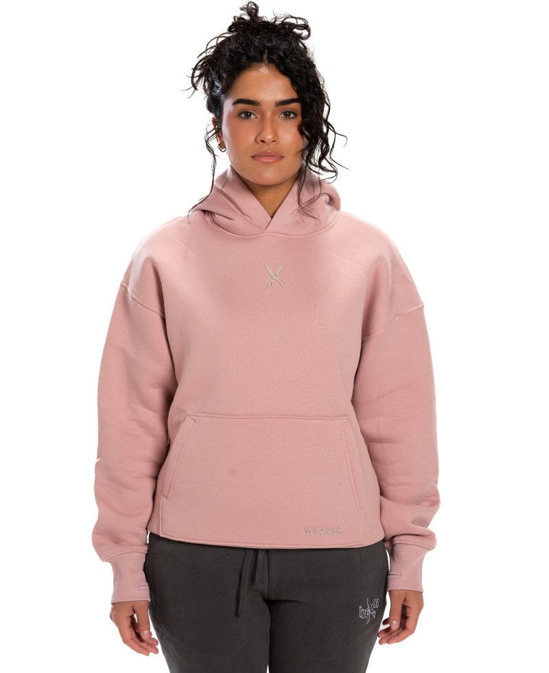 Hoodie Oversize Zigzag - Pink
