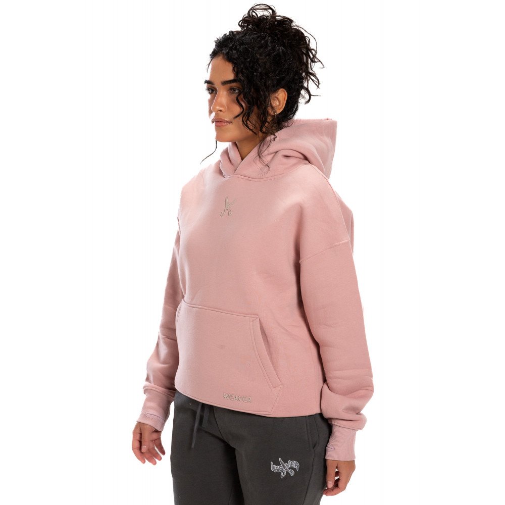 Hoodie Oversize Zigzag - Pink