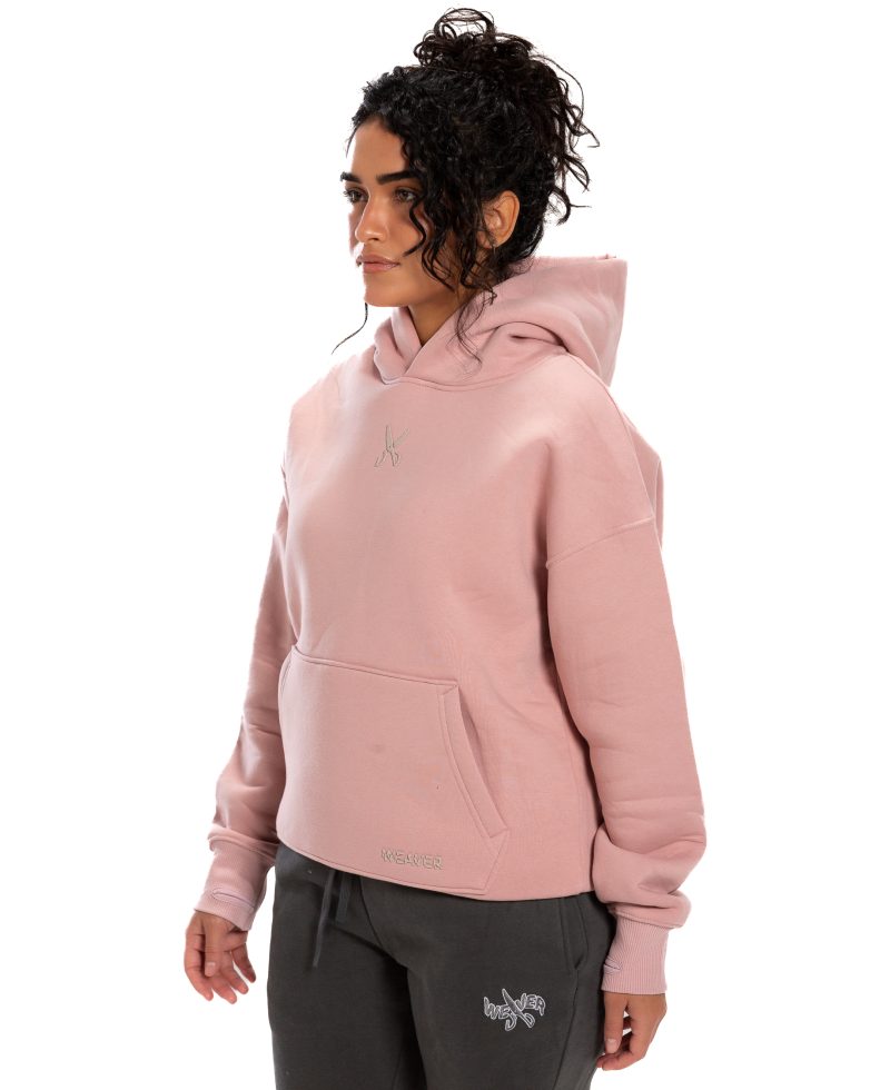 Hoodie Oversize Zigzag - Pink