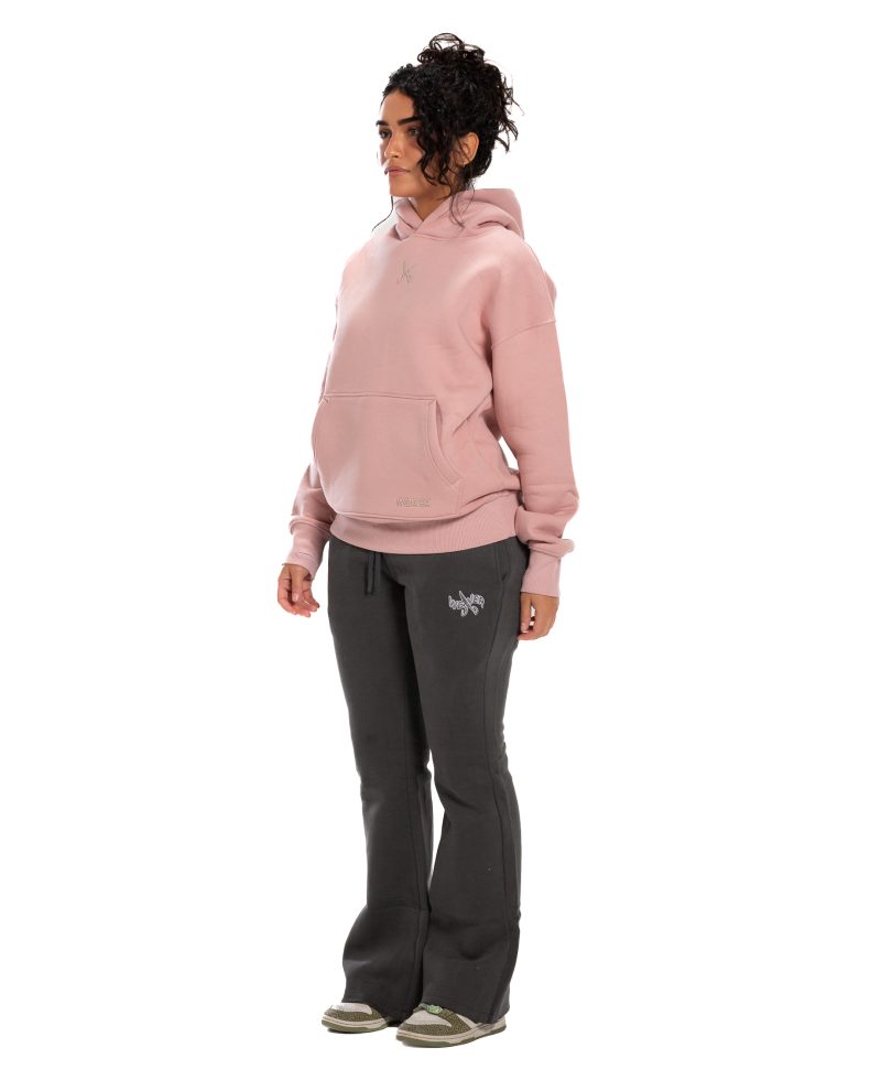 Hoodie Oversize Zigzag - Pink