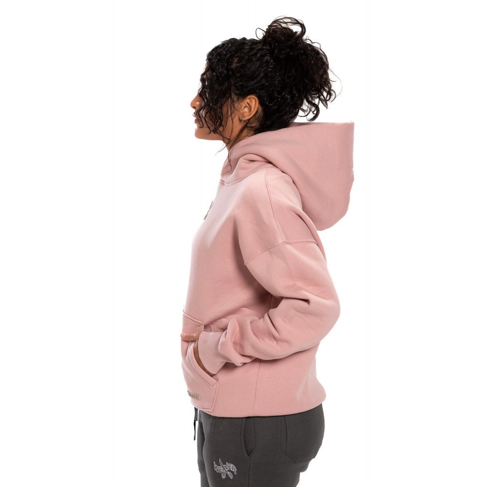 Hoodie Oversize Zigzag - Pink