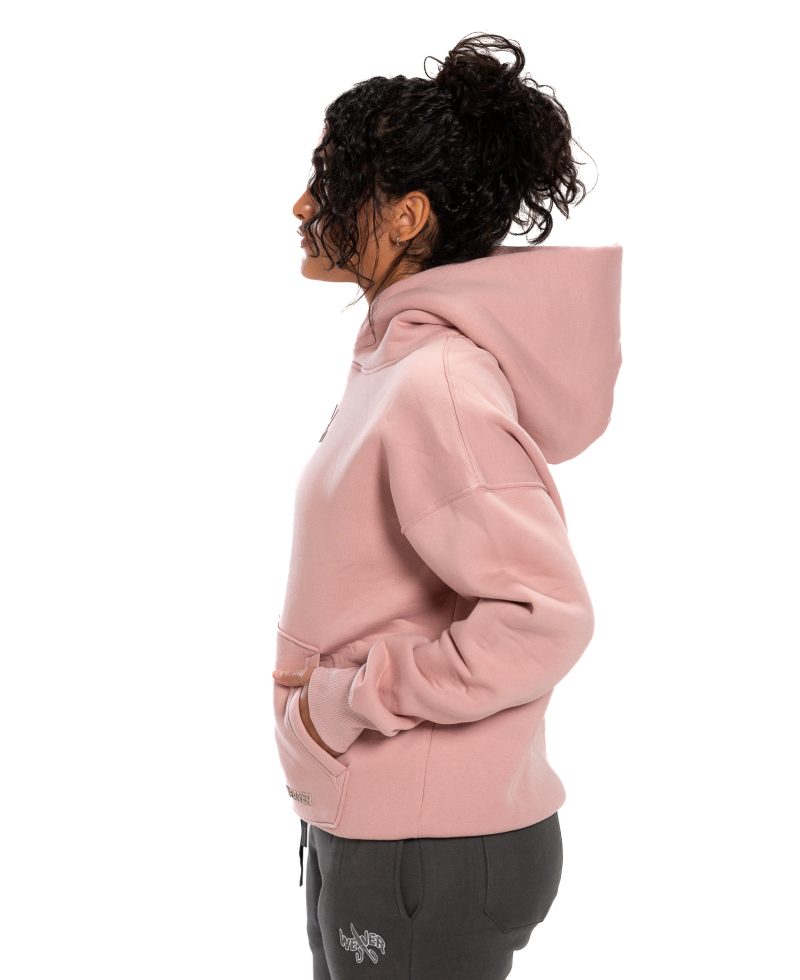 Hoodie Oversize Zigzag - Pink