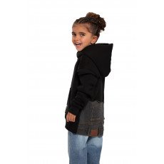 Kids Jeans Hoodie - Black