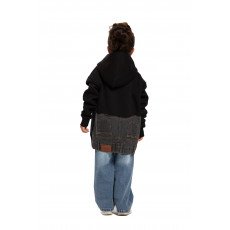 Kids Jeans Hoodie - Black