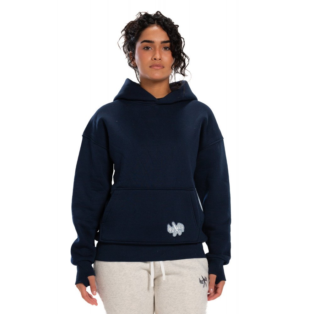 Jeans Hoodie - Navy Blue