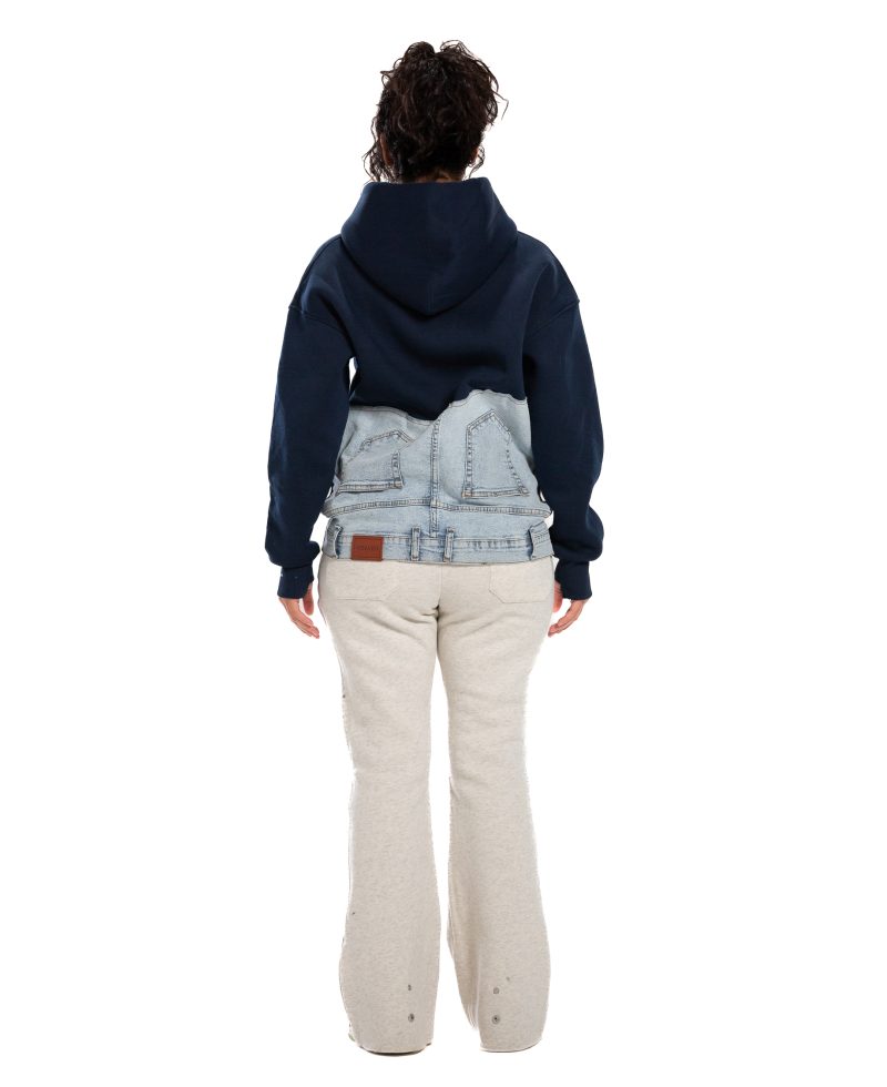 Jeans Hoodie - Navy Blue Jeans Hoodie - Navy Blue