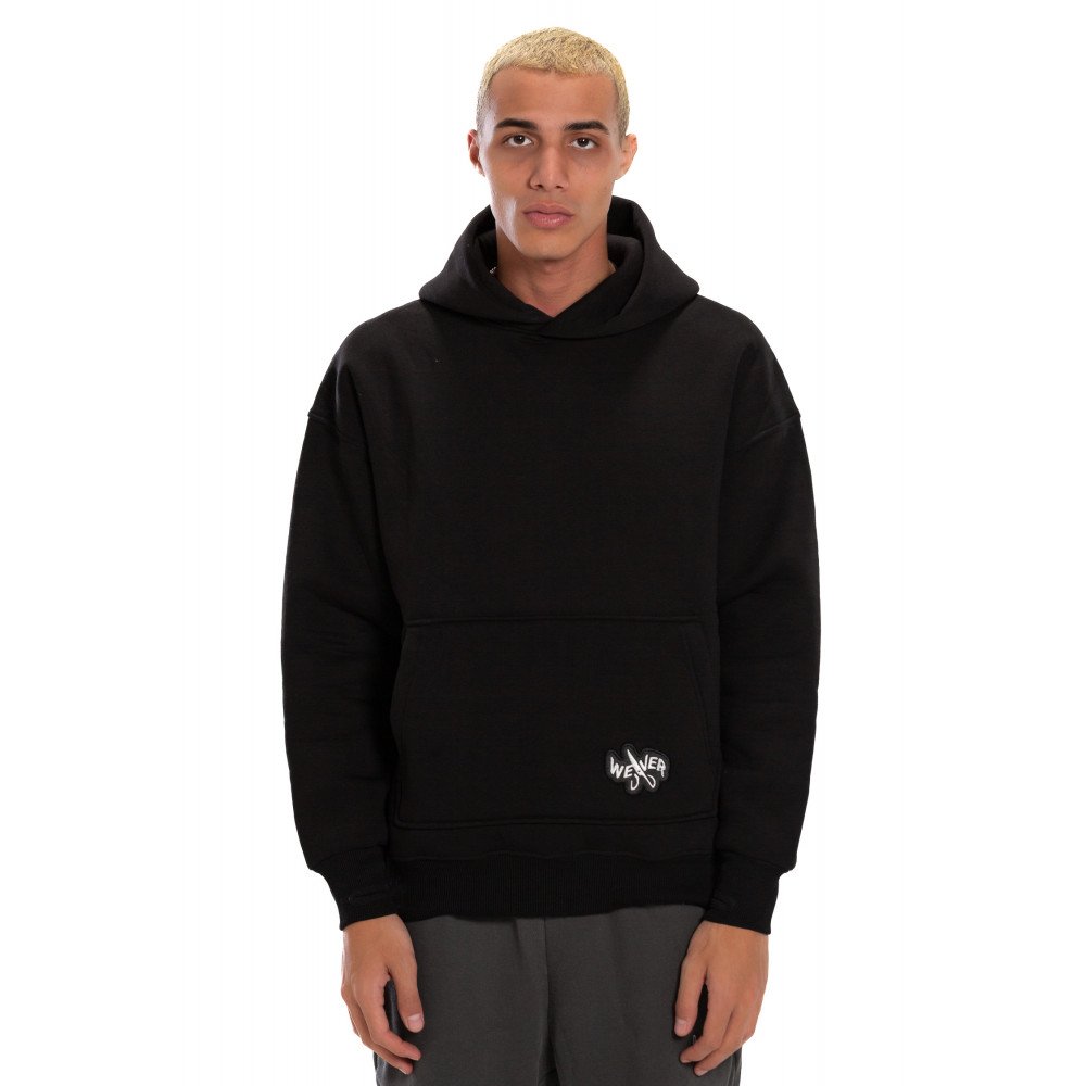 Jeans Hoodie - Black