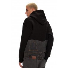 Jeans Hoodie - Black