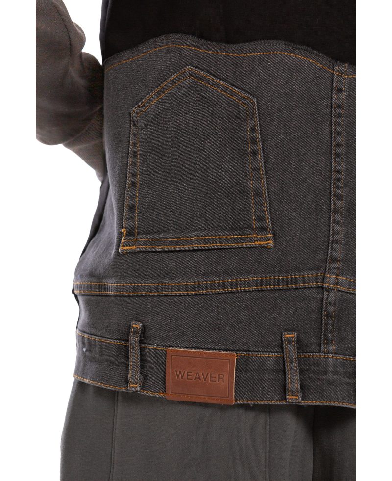 Jeans Hoodie - Black