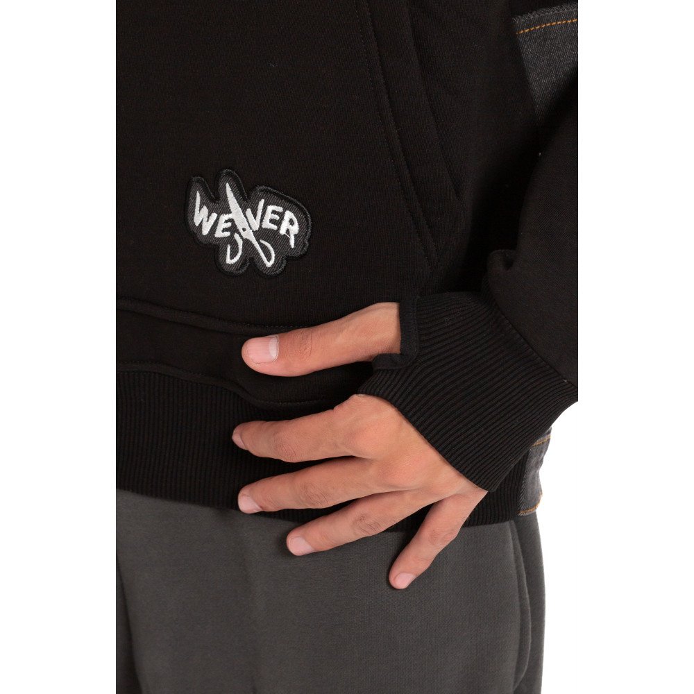 Jeans Hoodie - Black