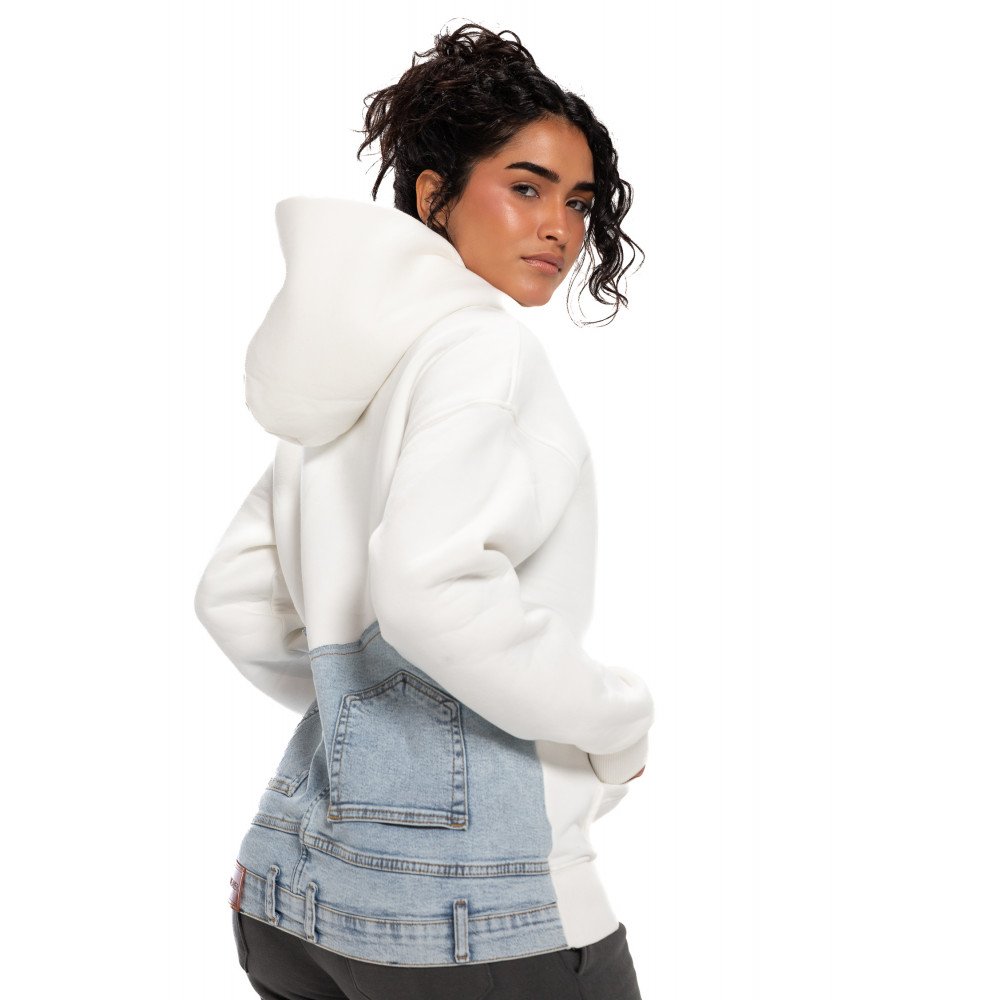 Jeans Hoodie - Off White