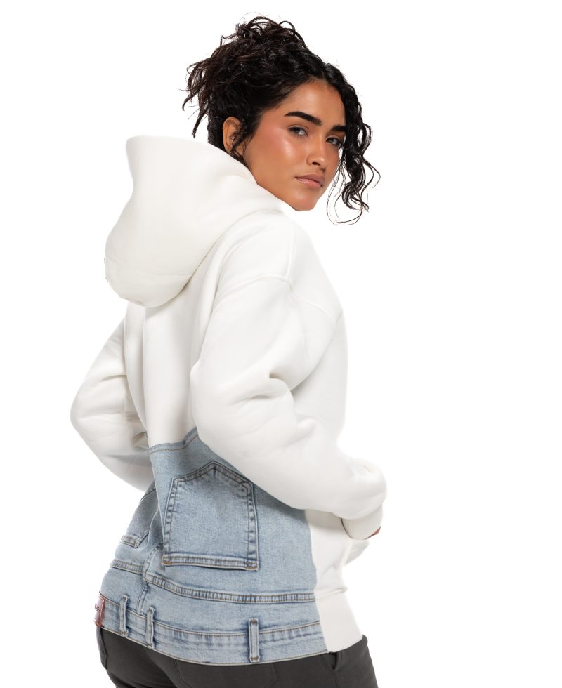 Jeans Hoodie - Off White