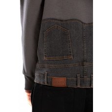 Jeans Hoodie - Gray