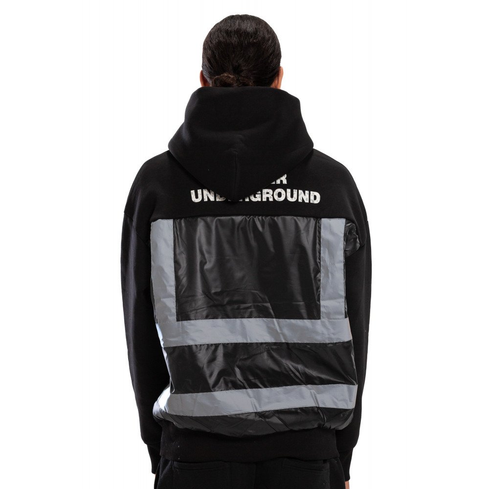 Underground Black /Black Hoodie