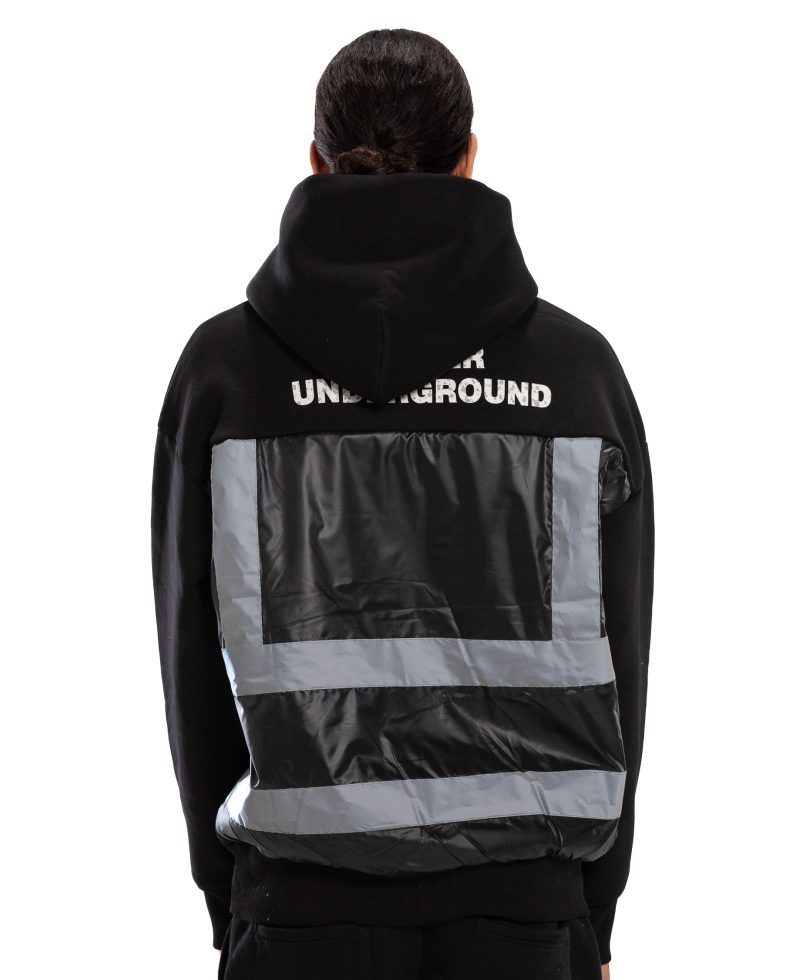 Underground Black /Black Hoodie