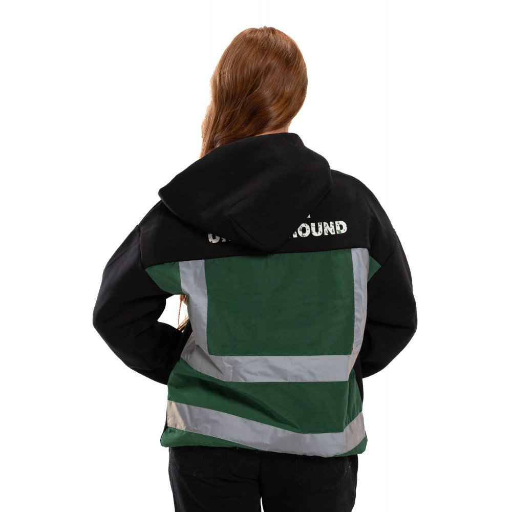 Underground Black /Green Hoodie