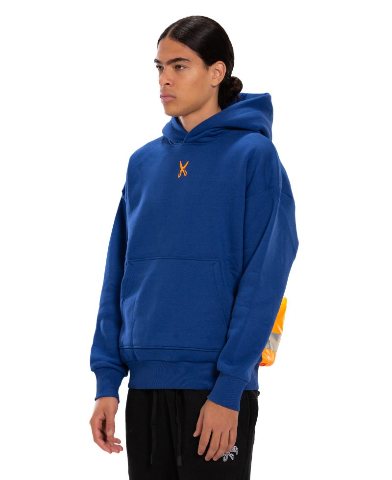 Underground Blue /Orang Hoodie