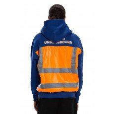 Underground Blue /Orang Hoodie