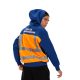 Underground Blue /Orang Hoodie