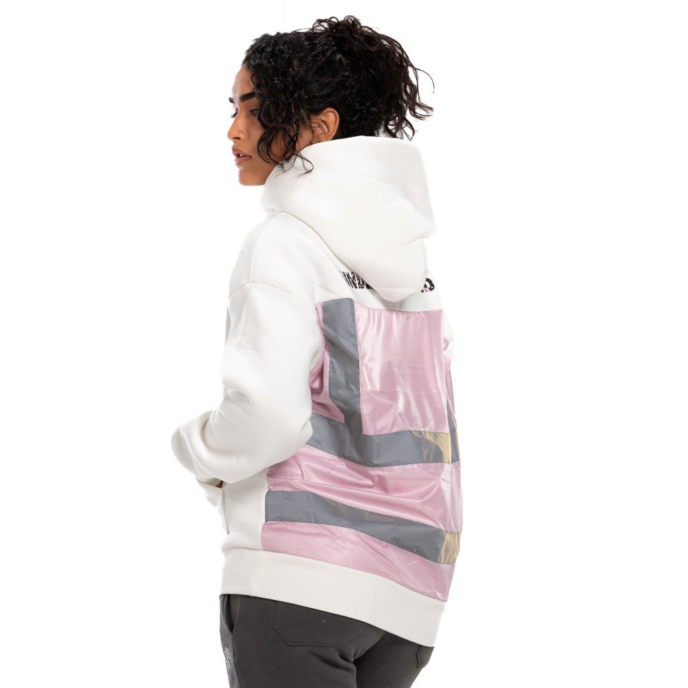 Underground Off White/Pink Hoodie