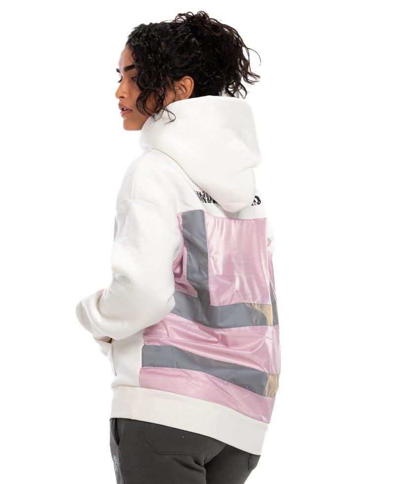 Underground Off White/Pink Hoodie