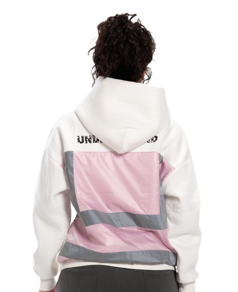 Underground Off White/Pink Hoodie