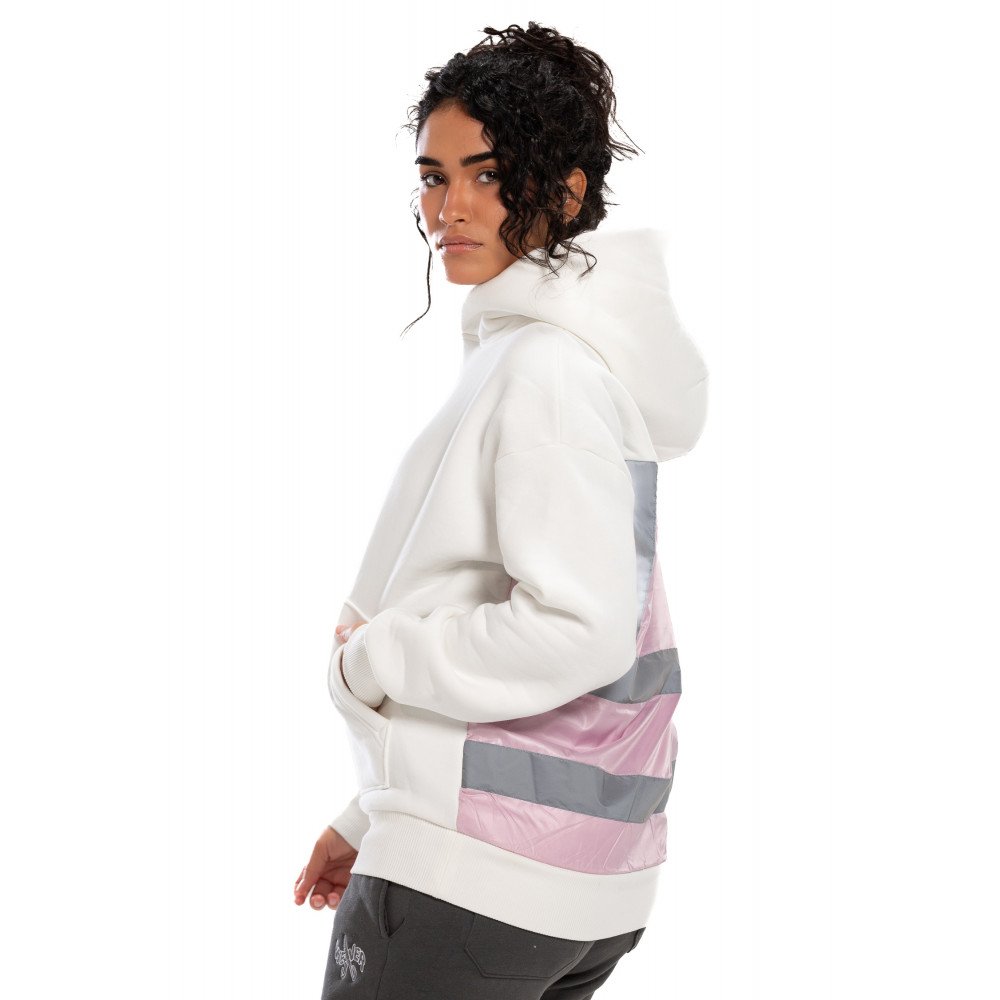 Underground Off White/Pink Hoodie