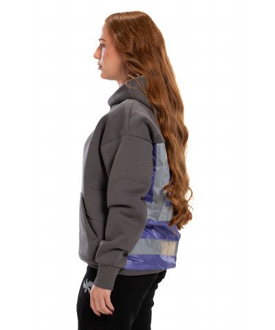 Underground Gray/ purple Hoodie