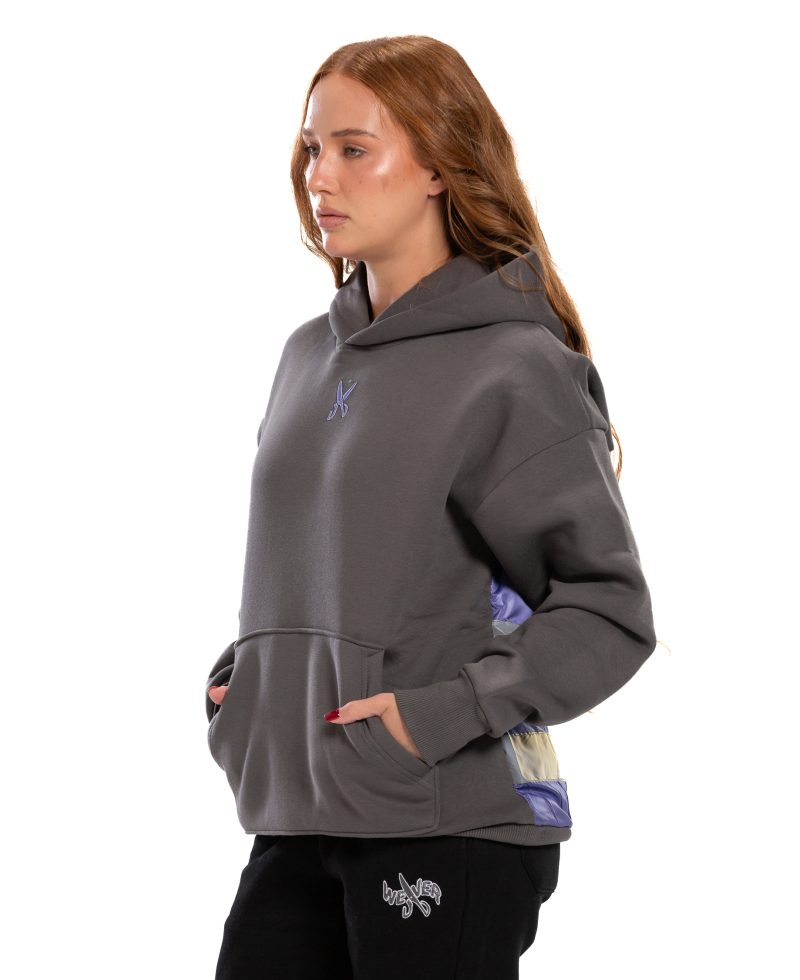 Underground Gray/ purple Hoodie