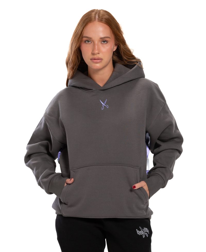 Underground Gray/ purple Hoodie