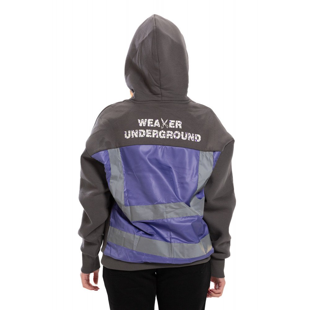 Underground Gray/ purple Hoodie