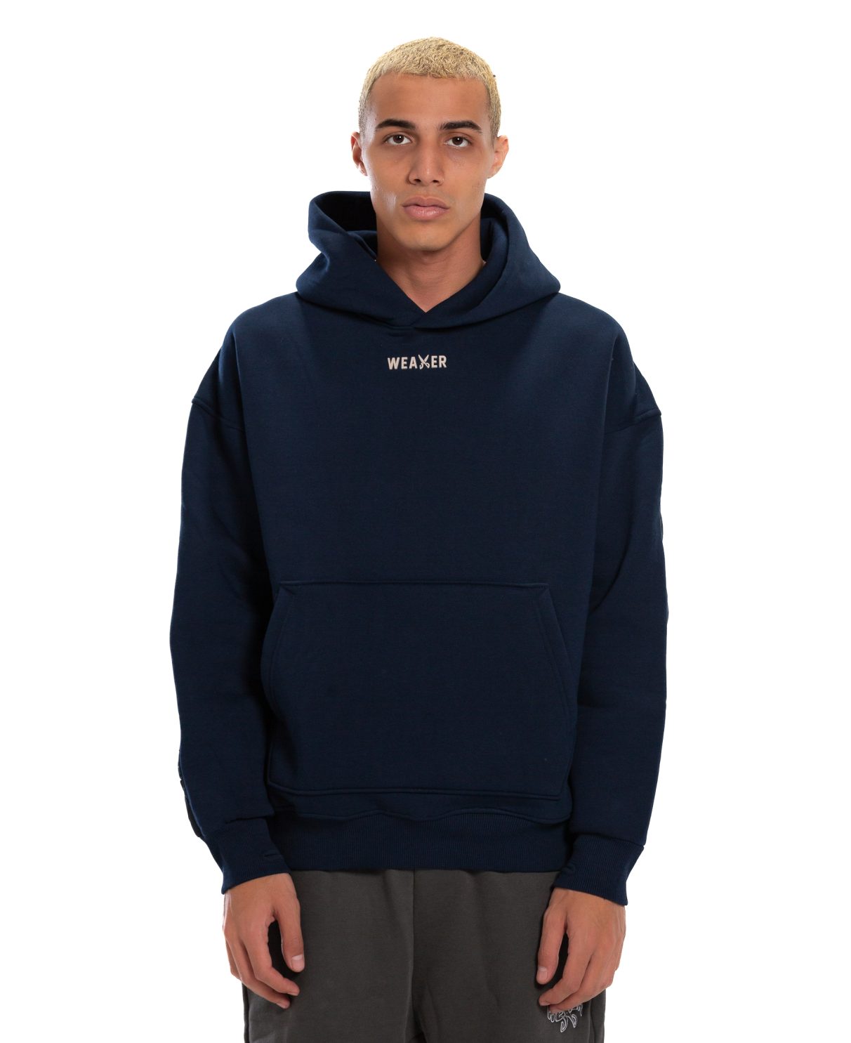 Hoodie Jacket Oversize - Navy Blue