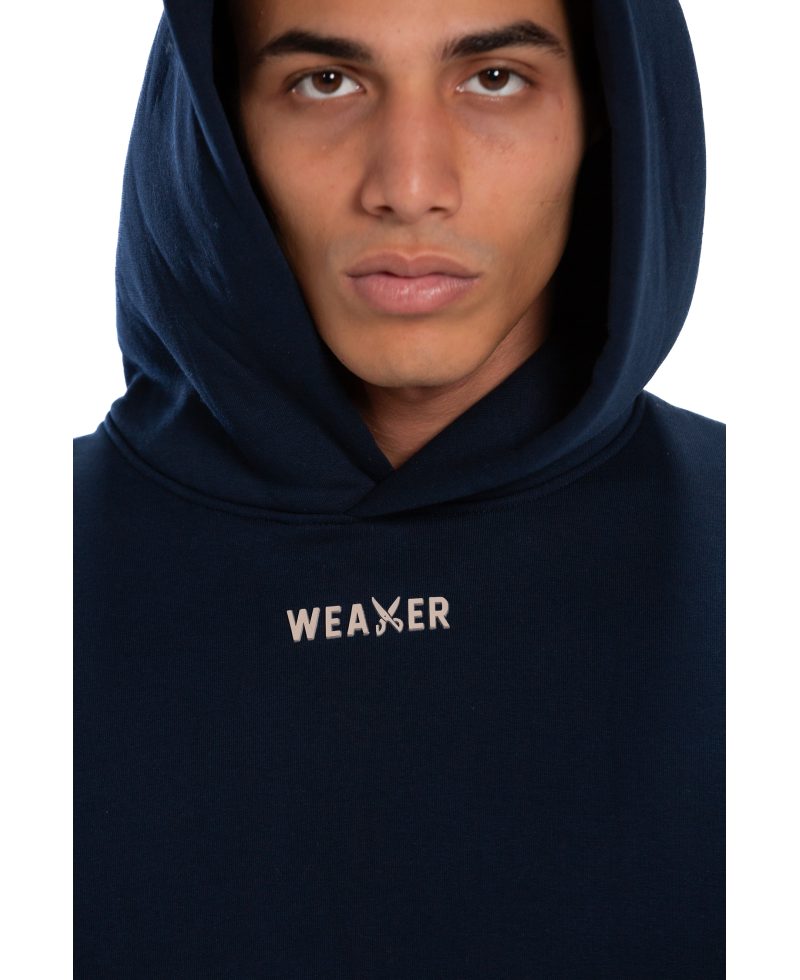 Hoodie Jacket Oversize - Navy Blue