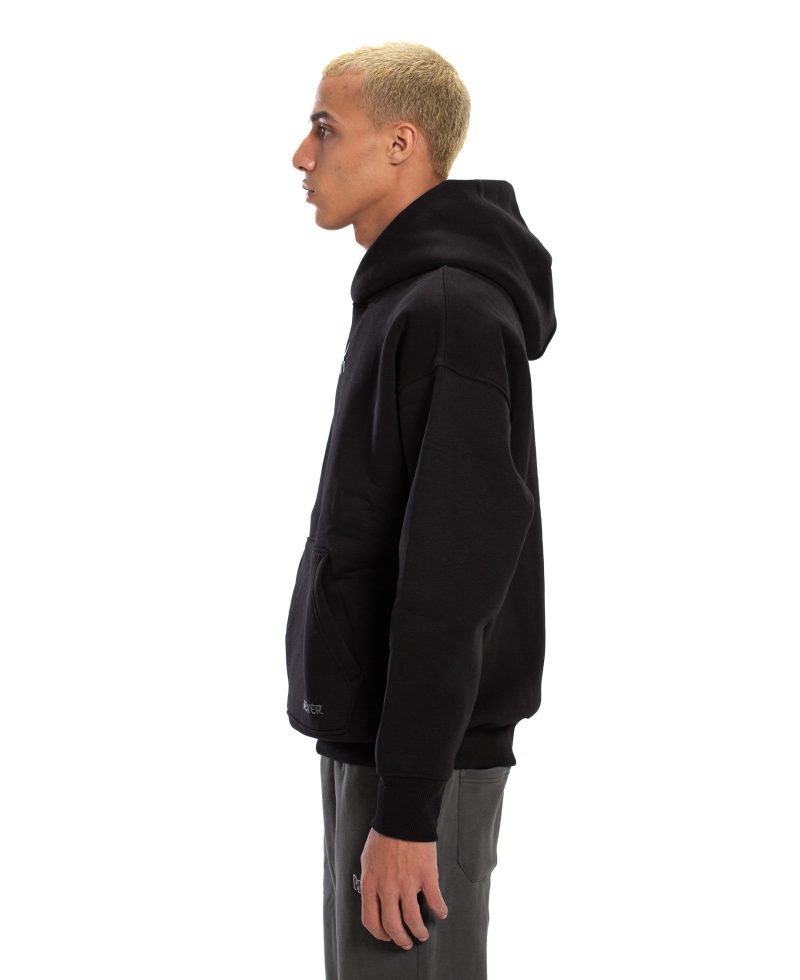 Hoodie Jacket Oversize - Black