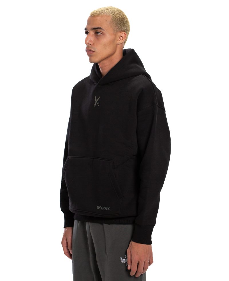 Hoodie Jacket Oversize - Black