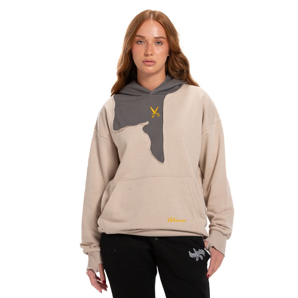 23Hoodie Oversize - Paige/ Gray